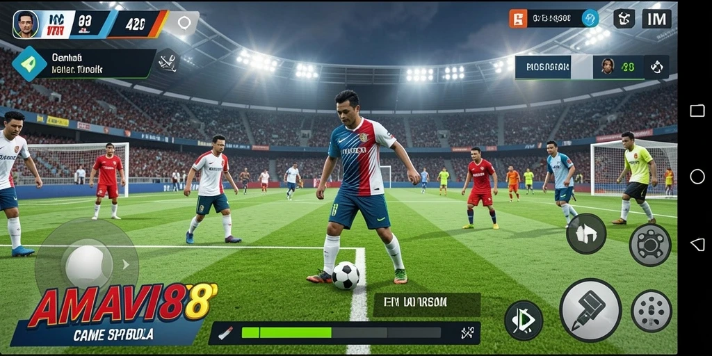 Tampilan gameplay menarik dan realistis dari AMAVI88.