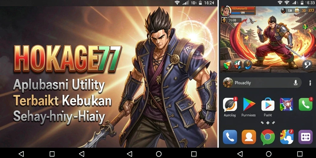 Tampilan antarmuka HOKAGE77 yang intuitif dan menarik.