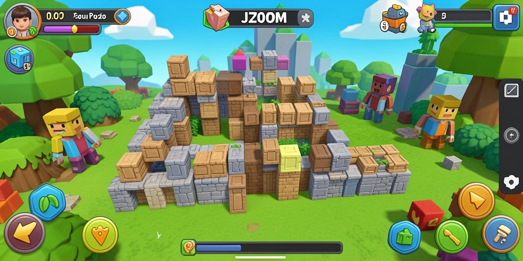 Tampilan gameplay J200M yang menantang dan menarik.