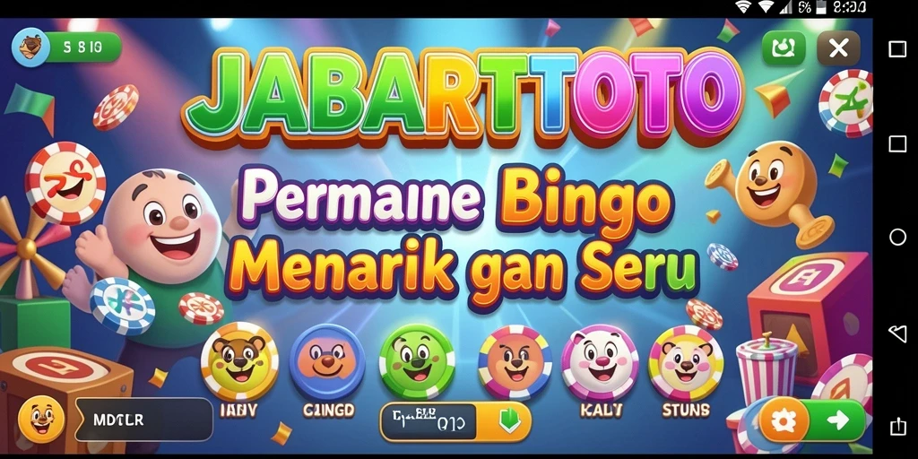 Tampilan gameplay seru di JABARTOTO dengan berbagai tema Bingo.