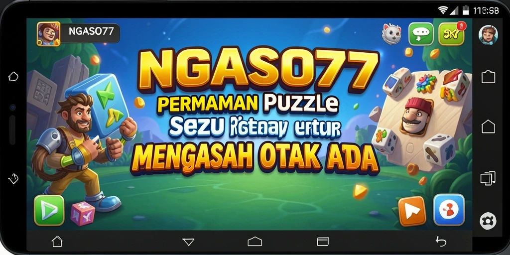 Screenshot gameplay NGASO77 yang menampilkan tantangan puzzle menarik.