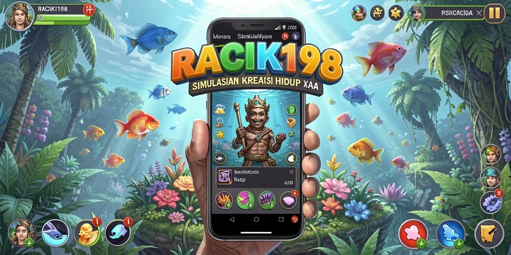 Tampilan gameplay menarik dalam <strong>RACIK198</strong> dengan interaksi yang dinamis.
